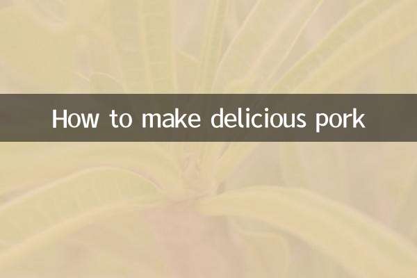 طرز تهیه گوشت خوک خوشمزه