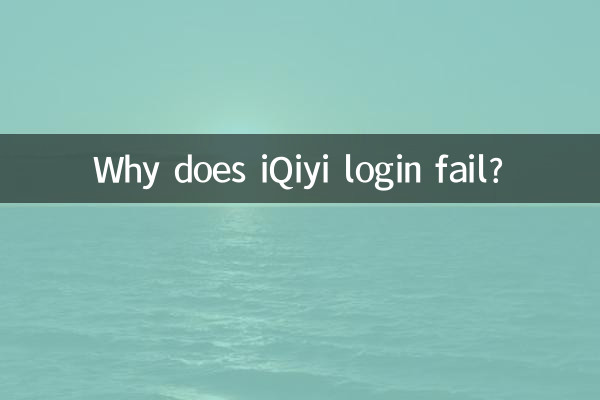 iQiyi ログインが失敗するのはなぜですか?