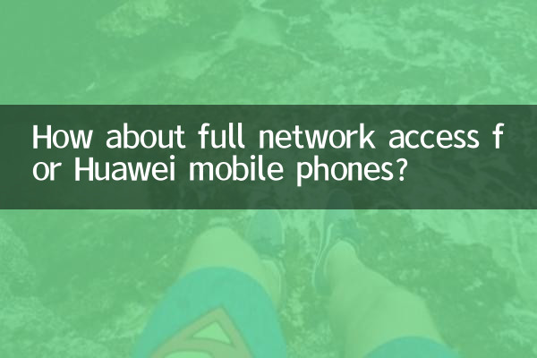 ماذا عن الوصول الكامل إلى الشبكة لهواتف Huawei المحمولة؟