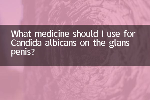 Welches Medikament sollte ich gegen Candida albicans an der Eichel verwenden?