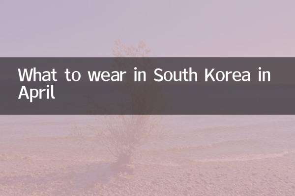 韩国4月份穿什么衣服