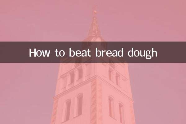 How to beat bread dough
