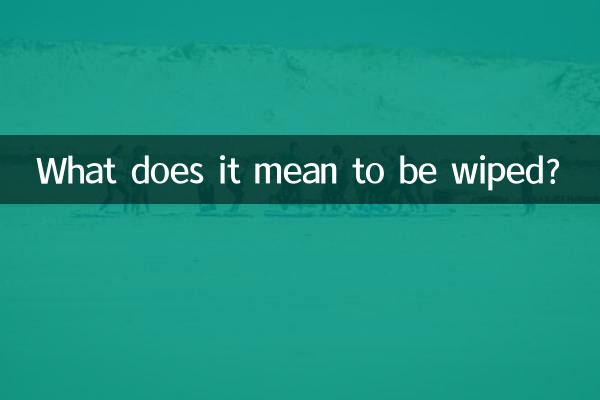 মুছে ফেলার মানে কি?