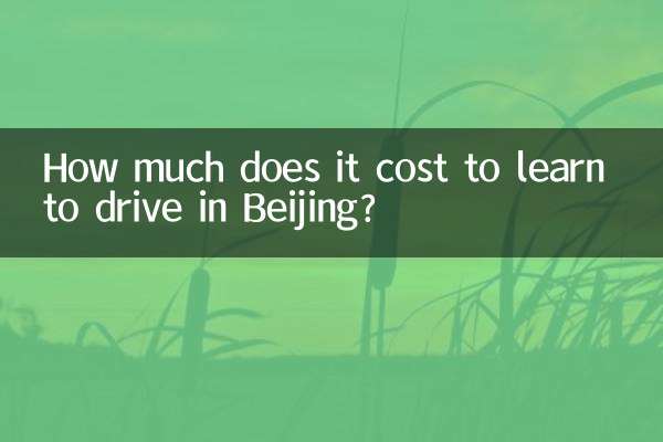 बीजिंग में गाड़ी चलाना सीखने में कितना खर्च आता है?