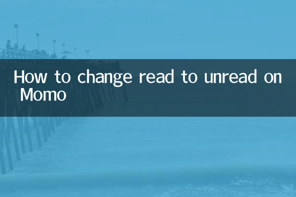 Comment changer lu en non lu sur Momo