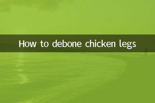 Comment désosser les cuisses de poulet