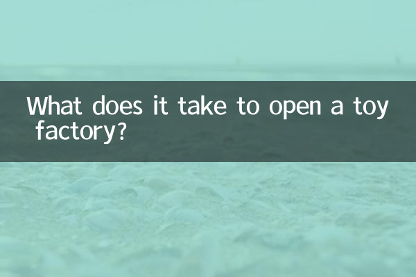 おもちゃ工場を開くには何が必要ですか?