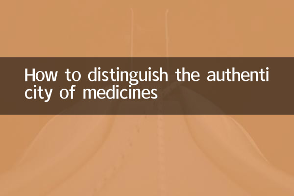 Come distinguere l'autenticità dei medicinali