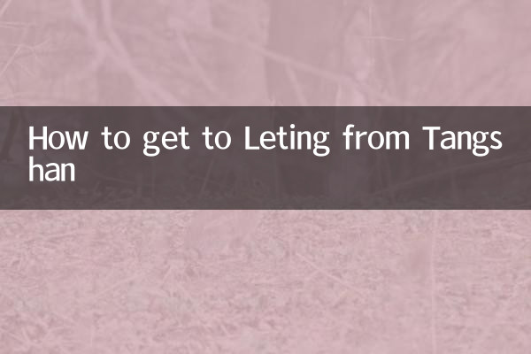 Wie kommt man von Tangshan nach Leting?
