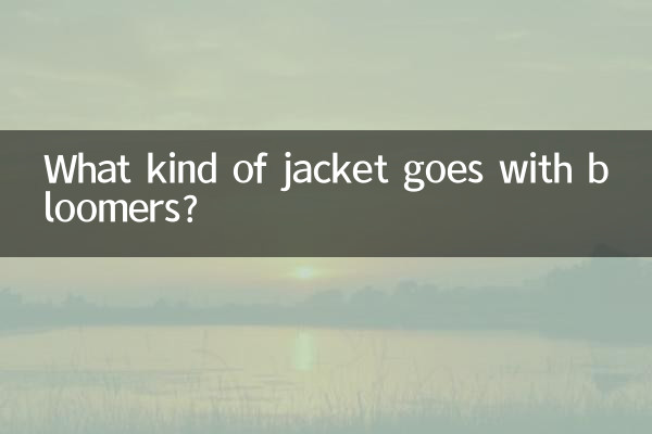 ¿Qué tipo de chaqueta va con los bombachos?