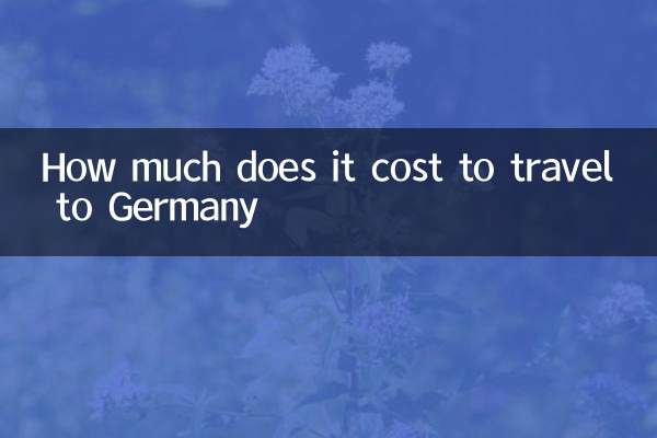 How much does it cost to travel to Germany
