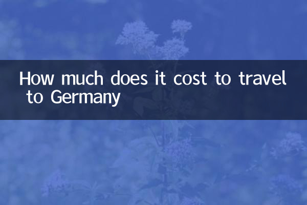 How much does it cost to travel to Germany