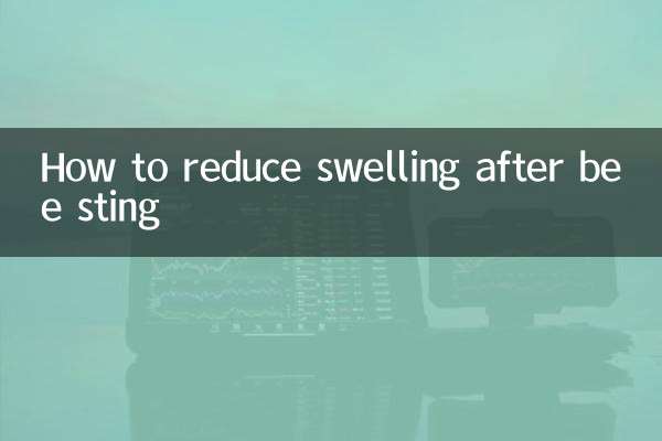 So reduzieren Sie Schwellungen nach einem Bienenstich
