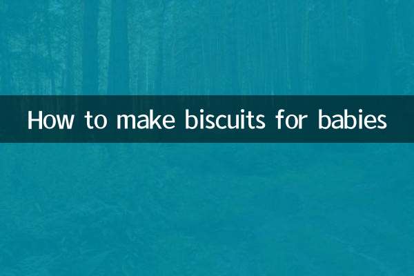 Cómo hacer galletas para bebés