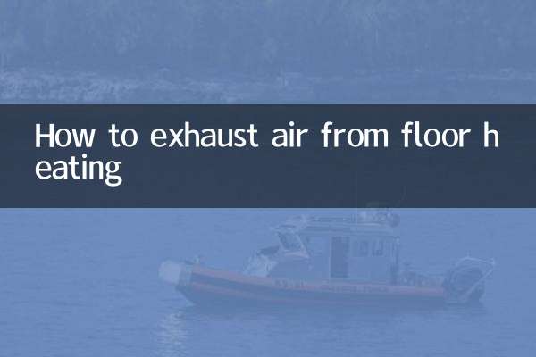 So entlüften Sie die Fußbodenheizung