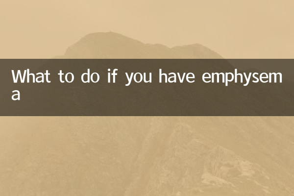 Cosa fare se si soffre di enfisema