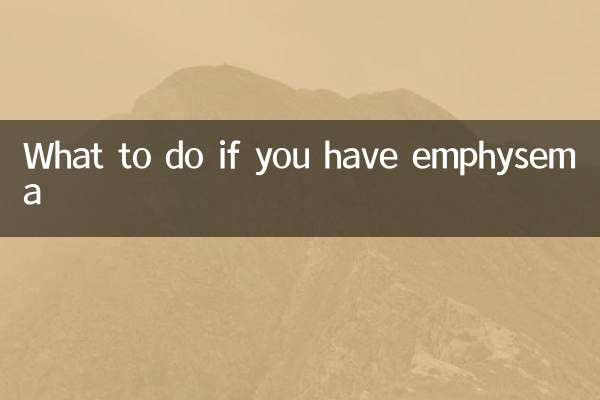 Cosa fare se si soffre di enfisema