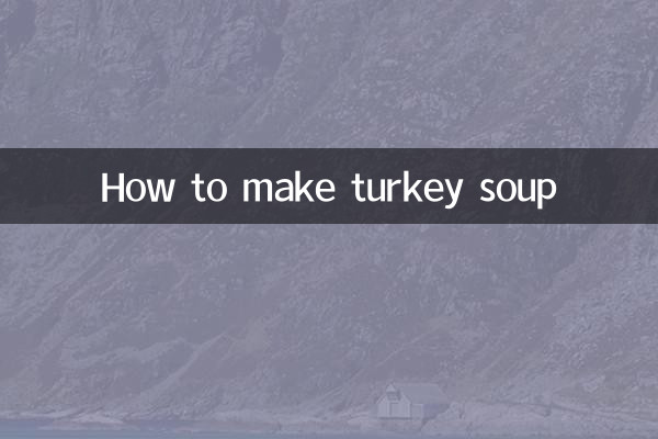 طرز تهیه سوپ بوقلمون