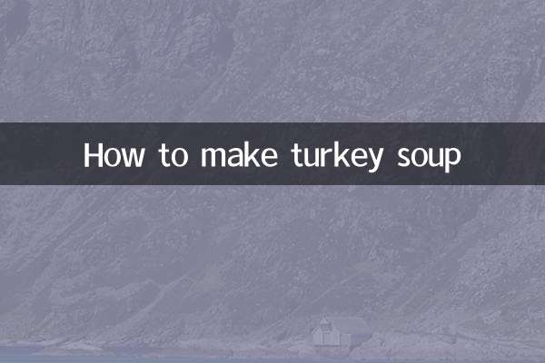 طرز تهیه سوپ بوقلمون