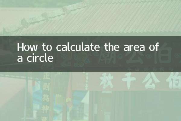 So berechnen Sie die Fläche eines Kreises