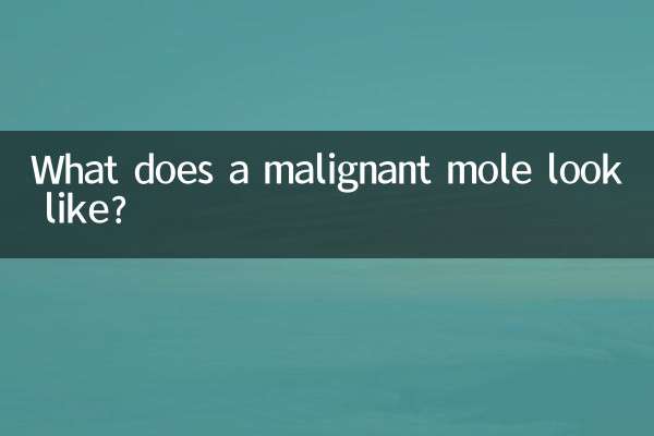 ¿Cómo se ve un lunar maligno?