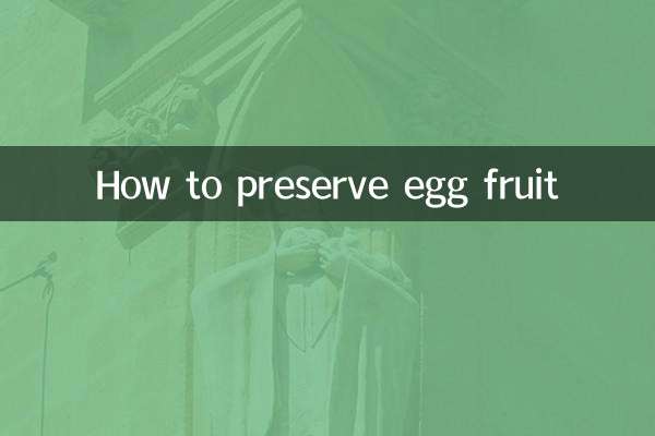 Come conservare i frutti dell'uovo