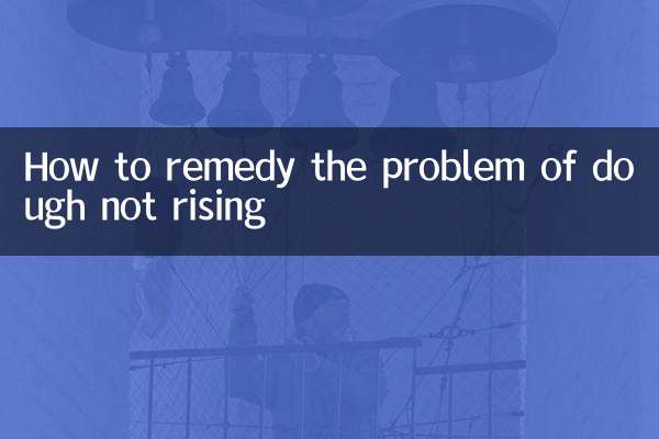So beheben Sie das Problem, dass der Teig nicht aufgeht