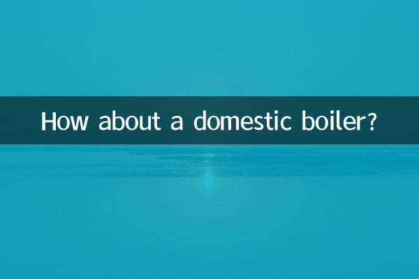 घरेलू बॉयलर के बारे में क्या ख्याल है?