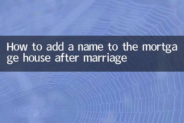 So fügen Sie dem Hypothekenhaus nach der Heirat einen Namen hinzu