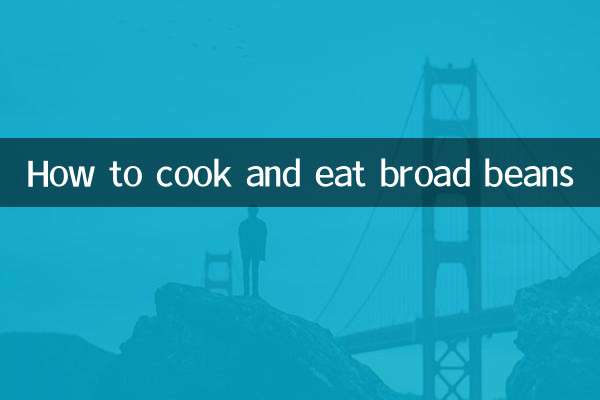 Come cucinare e mangiare le fave