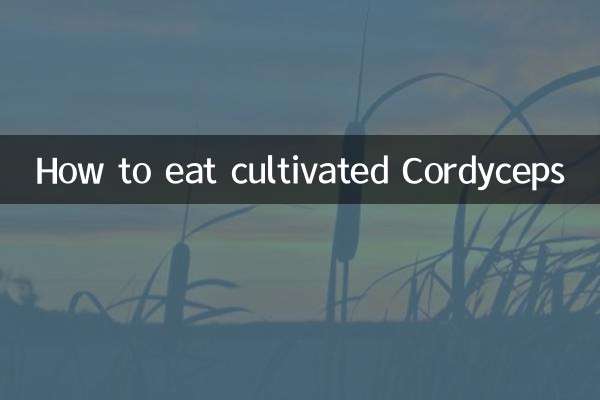 চাষ করা কর্ডিসেপস কীভাবে খাবেন