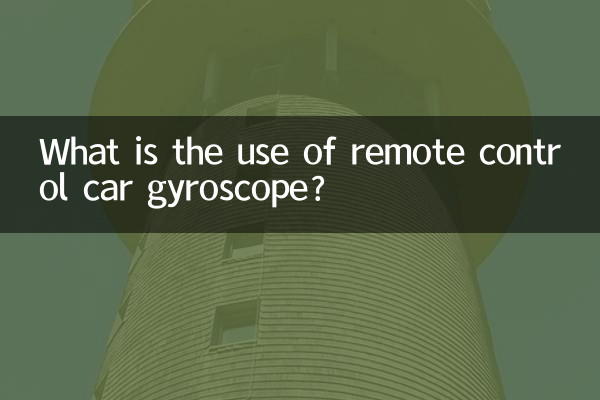 What is the use of remote control car gyroscope?