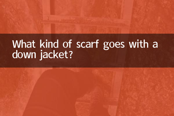 ڈاؤن جیکٹ کے ساتھ کس طرح کا اسکارف جاتا ہے؟