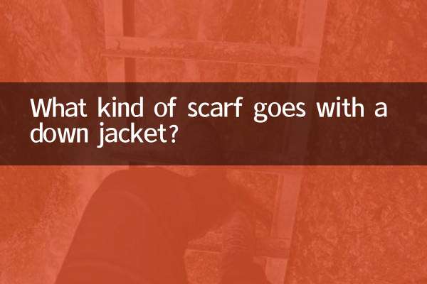 ڈاؤن جیکٹ کے ساتھ کس طرح کا اسکارف جاتا ہے؟
