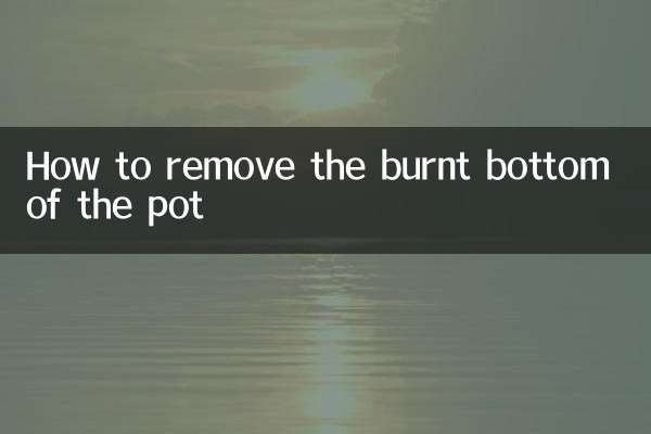 So entfernen Sie den verbrannten Topfboden