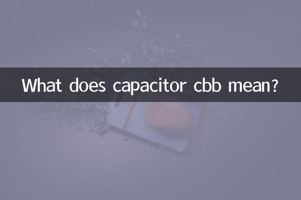 Was bedeutet Kondensator cbb?