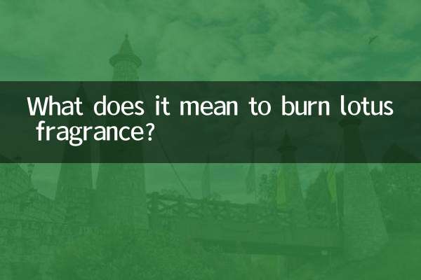 कमल की सुगंध जलाने का क्या मतलब है?