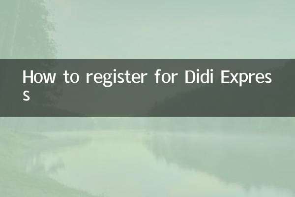 Cómo registrarse en Didi Express