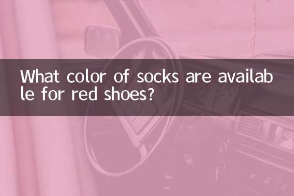 Welche Sockenfarbe sollte zu roten Schuhen passen?