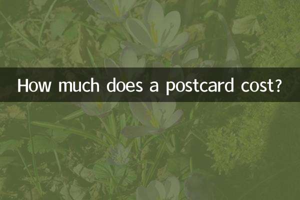 Wie viel kostet eine Postkarte?