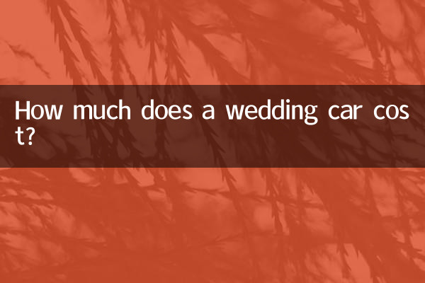 Quanto custa um carro de casamento?