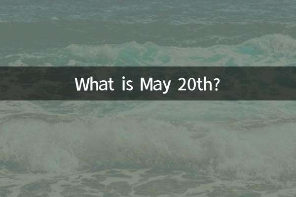 20 मई क्या है?