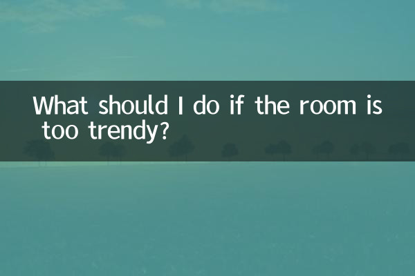 O que devo fazer se o quarto estiver muito moderno?