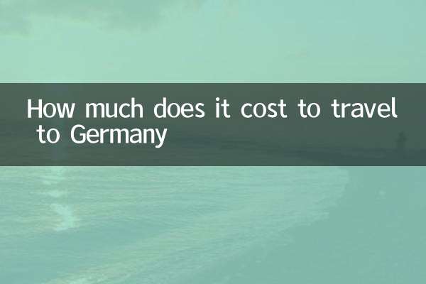 How much does it cost to travel to Germany