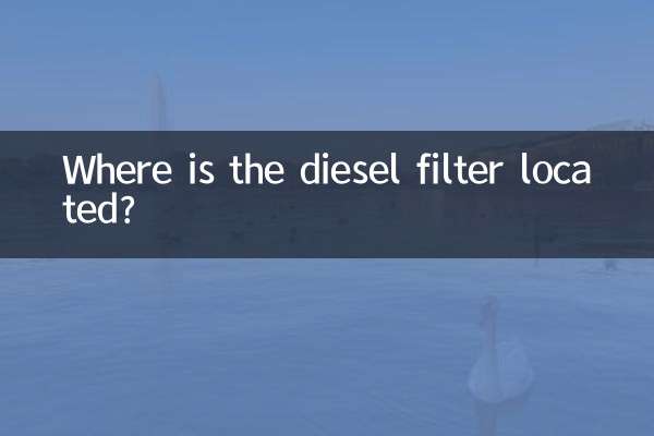 Où se trouve le filtre à gasoil ?