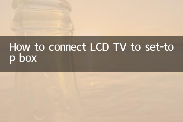 How to connect LCD TV to set-top box