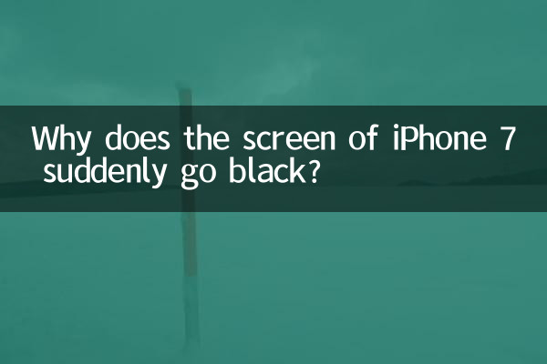 Por que a tela do iPhone 7 fica preta de repente?