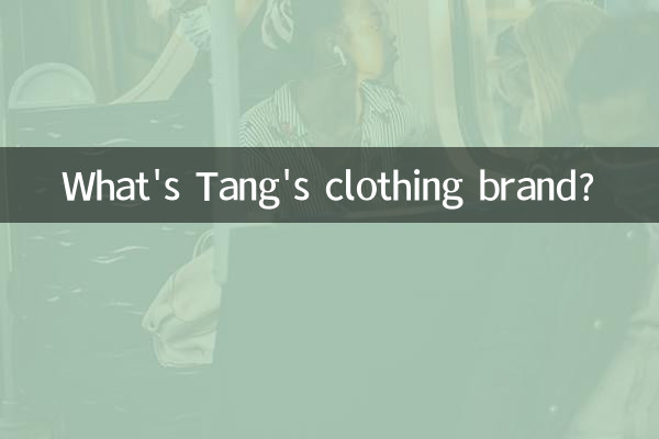 Qual é a marca de roupas de Tang?