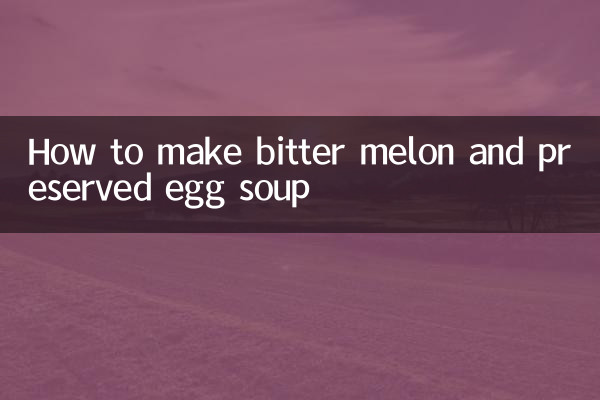 苦瓜皮蛋湯怎麼做