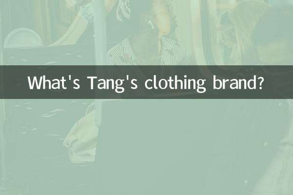 Qual é a marca de roupas de Tang?